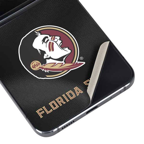 Florida State University Black Jersey Galaxy Z Flip5 5G Skin